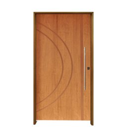 Kit Porta de Madeira Pivotante 210x120cm Batente 14cm Fechadura 803 Rolete Externa Concept 10 Hale Esquadrias  - 2