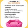 Caminha Pet Estampada Quadrada Pink 42x42x16 Cm - 2