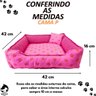 Caminha Pet Estampada Quadrada Pink 42x42x16 Cm - 3