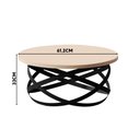 Ver imagem 4 de Mesa de Centro Pequena Industrial Pérola 8045 Jb Bechara