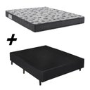 Ver imagem 1 de Cama Box Casal + Colchão Ortobom Iso 1.0.0 D33 58x138x188