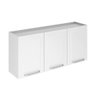 Armário Itatiaia 3 Portas 120 Cm Tarsila Ip3-120 Branco - 1