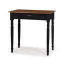 Ver imagem 1 de Aparador para Sala em Madeira Maciça Pés Torneados 1 Gavetas 634 Linz Móveis - Preto/imbuia Glazer