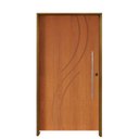 Ver imagem 2 de Kit Porta de Madeira Pivotante 210x102cm Batente 14cm Fechadura 803 Rolete Externa Concept 9 Hale Es