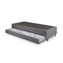 Ver imagem 7 de Bicama Box Solteiro Linho Cinza 88x188x28 Cm com Colchão Auxiliar Ecoflex