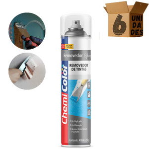 Kit 6 Removedor de Tintas Spray Chemicolor 400ml