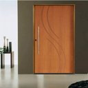 Ver imagem 1 de Kit Porta de Madeira Pivotante 210x140cm Batente 14cm Fechadura 803 Rolete Externa Concept 9 Hale Es
