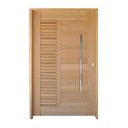 Ver imagem 2 de Kit Porta de Madeira Pivotante 210x120cm Batente 14cm Fechadura 803 Rolete Porto Velho Hale Esquadrias