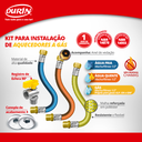 Ver imagem 2 de Kit para Instalação de Aquecedores a Gás Comprimento 40 Cm Durín