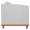 Ver imagem 7 de Kit Sofá 2 Lugares e Poltrona Europa Suede ADJ Decor - Branco