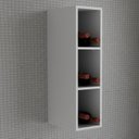 Ver imagem 1 de Nicho Aéreo 3 Prateleiras 20cm Tm1318 Mdf Grazi Branco