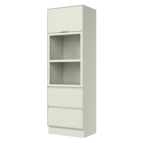 Torre Quente 2 Nichos 1 Porta 2 Gavetão Fineze Henn 71,5cm Modulado