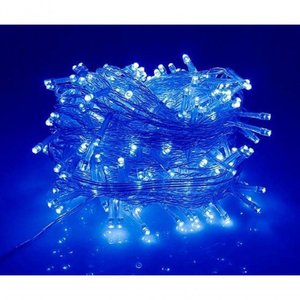 Pisca Cordão de Luz Fio de Luzes Led Azul 10 Metros 220v