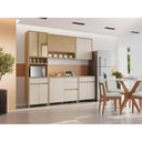 Ver imagem 1 de Kit Cozinha Nesher 5 Peças Condessa CZ443 Carv/Greige