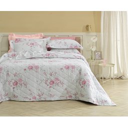 Jogo de Cama Casal Karsten 4 Peças 100% Algodão 270 Fios Toque Acetinado - Vivian - 1