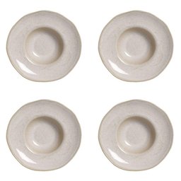 Conjunto de Pratos para Massa/risoto 04 Peças Orgânico Latte Porto Brasil - 1