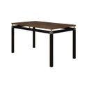 Ver imagem 1 de Mesa de Jantar 6 Lugares Malva Sf Preto Tampo Bp 136cm Nature - Movelpolo