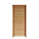 Ver imagem 2 de Kit Porta de Madeira 210x92cm Batente 11cm Fechadura Externa Golf Rodam Abertura Direita Marrom/Padr