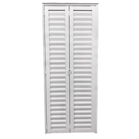 Porta Camarão Palheta Alumínio Branco Linha Veneza:Direita/210 x 80