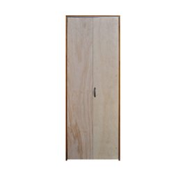 Kit Porta de Madeira Camarão 210x82cm Batente 14cm Rodam  - 5