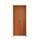 Ver imagem 2 de Kit Porta de Madeira Camarão 210x92cm Batente 14cm Rodam Abertura Direita