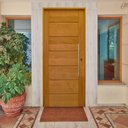 Ver imagem 1 de Kit Porta de Madeira BBB 210x82cm Batente 14cm Fechadura Rolete Rodam