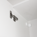 Ver imagem 3 de Armário Suspenso 02 Portas 60cm Mdf com Nicho Branco Moveara