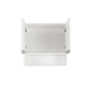 Ver imagem 6 de Armário Suspenso 02 Portas 60cm Mdf com Nicho Branco Moveara