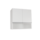 Ver imagem 7 de Armário Suspenso 02 Portas 60cm Mdf com Nicho Branco Moveara