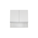 Ver imagem 5 de Armário Suspenso 02 Portas 60cm Mdf com Nicho Branco Moveara