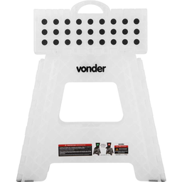 Banqueta Plástica Dobrável 360 Mm Transparente Vonder - 8