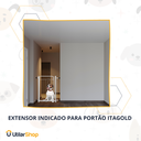 Ver imagem 4 de Prolongador Extensor para Portão Pet 68cm de Altura Extensor de 05cm Branco Itagold