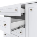 Ver imagem 6 de Quarto de Bebê Americano 6 Portas Com berço Americano Unique Branco Soft Eco Wood - Matic - Henn e C