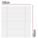 Ver imagem 2 de Persiana de Pvc Horizontal 100x160cm - Cinza