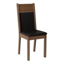 Ver imagem 7 de Conjunto Sala de Jantar Mesa Tampo de Vidro 6 Cadeiras Preto/rustic Zoe Madesa