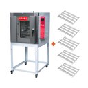 Ver imagem 7 de Forno Turbo Elétrico Profissional 5 Níveis 40x60 Fte 100 220v Gpaniz + 5 Esteiras Alumínio 100 P