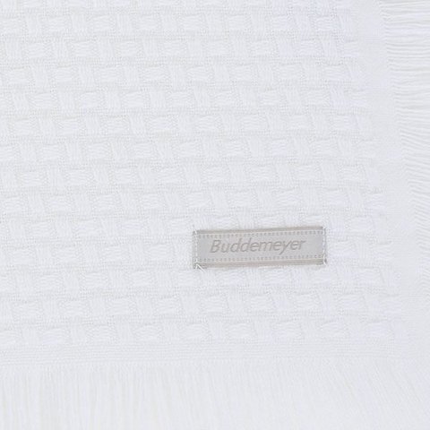 Colcha King In Design com Franja Branco