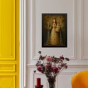 Ver imagem 2 de Quadro Vintage Nossa Senhora da Penha 33x24cm - com Vidro:moldura Branca