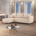 Ver imagem 1 de Sofá de Canto 5 Lugares com Almofadas 268cm Sevilha