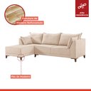 Ver imagem 2 de Sofá de Canto 5 Lugares com Almofadas 268cm Sevilha