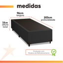 Ver imagem 2 de Cama Box 0,96m com 38cm de Altura Prince