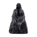 Ver imagem 1 de Escultura Exu Sentado sem Rosto 12 Cm Preto em Resina