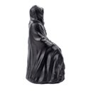 Ver imagem 3 de Escultura Exu Sentado sem Rosto 12 Cm Preto em Resina