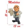 Decoração Miniatura Caricatura de Profissão Oftalmologista em Resina 21cm - 2