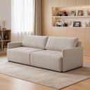 Ver mais imagens de Sofá Retrátil Reclinável para Sala 4 Lugares 262cm Merano L06 Linho Cru - Lyam Decor