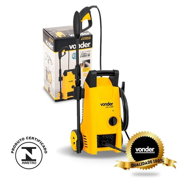 Lavadora Lava Jato Alta Pressão 1400w Lav1400 Vonder | MadeiraMadeira