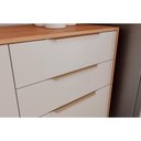 Ver imagem 5 de Módulo Cozinha Divina Balcão com Tampo com 2 Portas e 2 Gavetas 120 Cm Freijó Off White