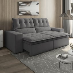 Sofá Retrátil e Reclinável 4 Lugares Pillowtop Duplo M118 - 1