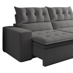 Sofá Retrátil e Reclinável 4 Lugares Pillowtop Duplo M118 - 4