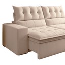 Ver imagem 4 de Sofá Retrátil e Reclinável 4 Lugares Pillowtop Duplo Paris